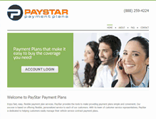 Tablet Screenshot of paystardirect.com